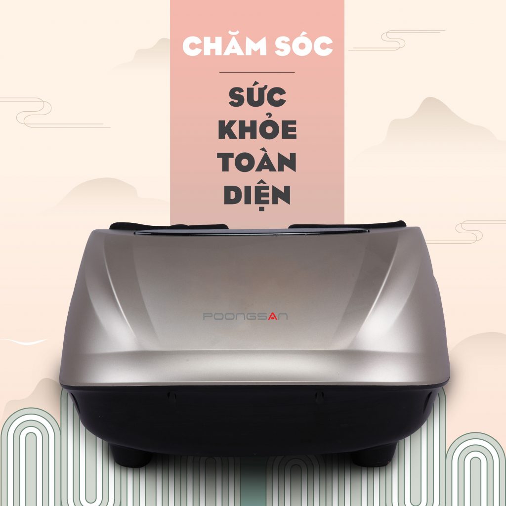 Lợi ích của máy massage chân Poongsan MFP-002 giúp chăm sóc sức khỏe toàn diện