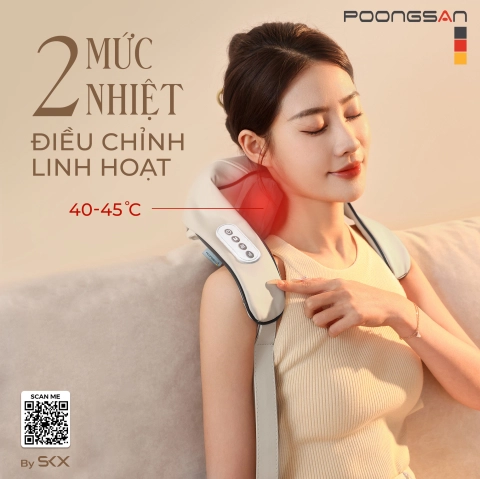 Gối massage Poongsan N18