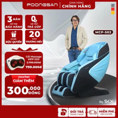 Ghế massage Poongsan MCP-502 (Trưng bày)