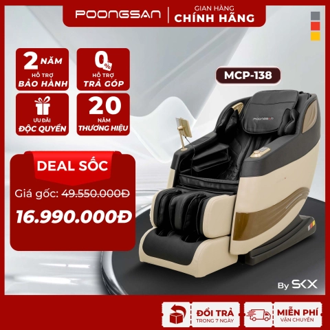 Ghế massage Poongsan MCP-138 ( New)